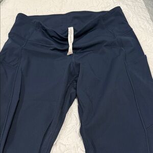 Lululemon Athletica Deep Blue Leggings size 12